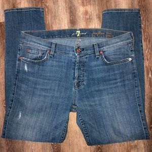 7 for all Mankind Josephina boyfriend skinny 28